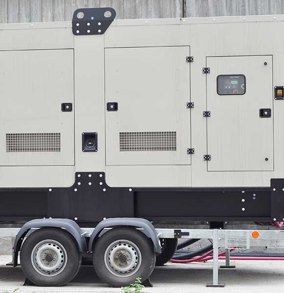 A mobile trailer-mounted natural gas generator is providing transportable power to industrial and construction applications.